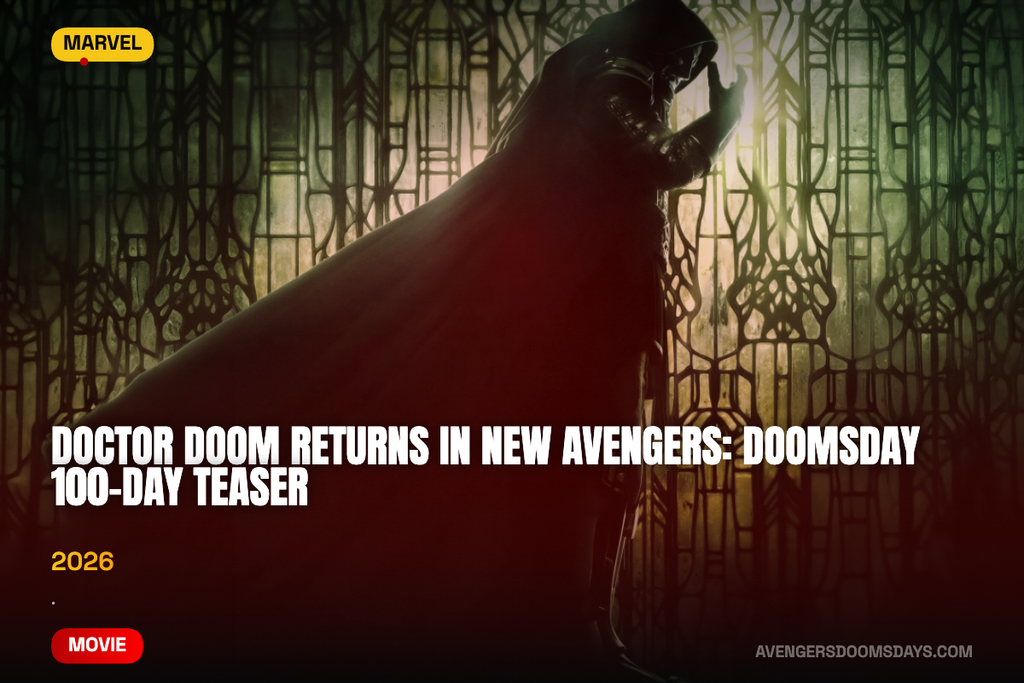 doctor doom returns in new avengers doomsday 100 day teaser tour 2026 announcement