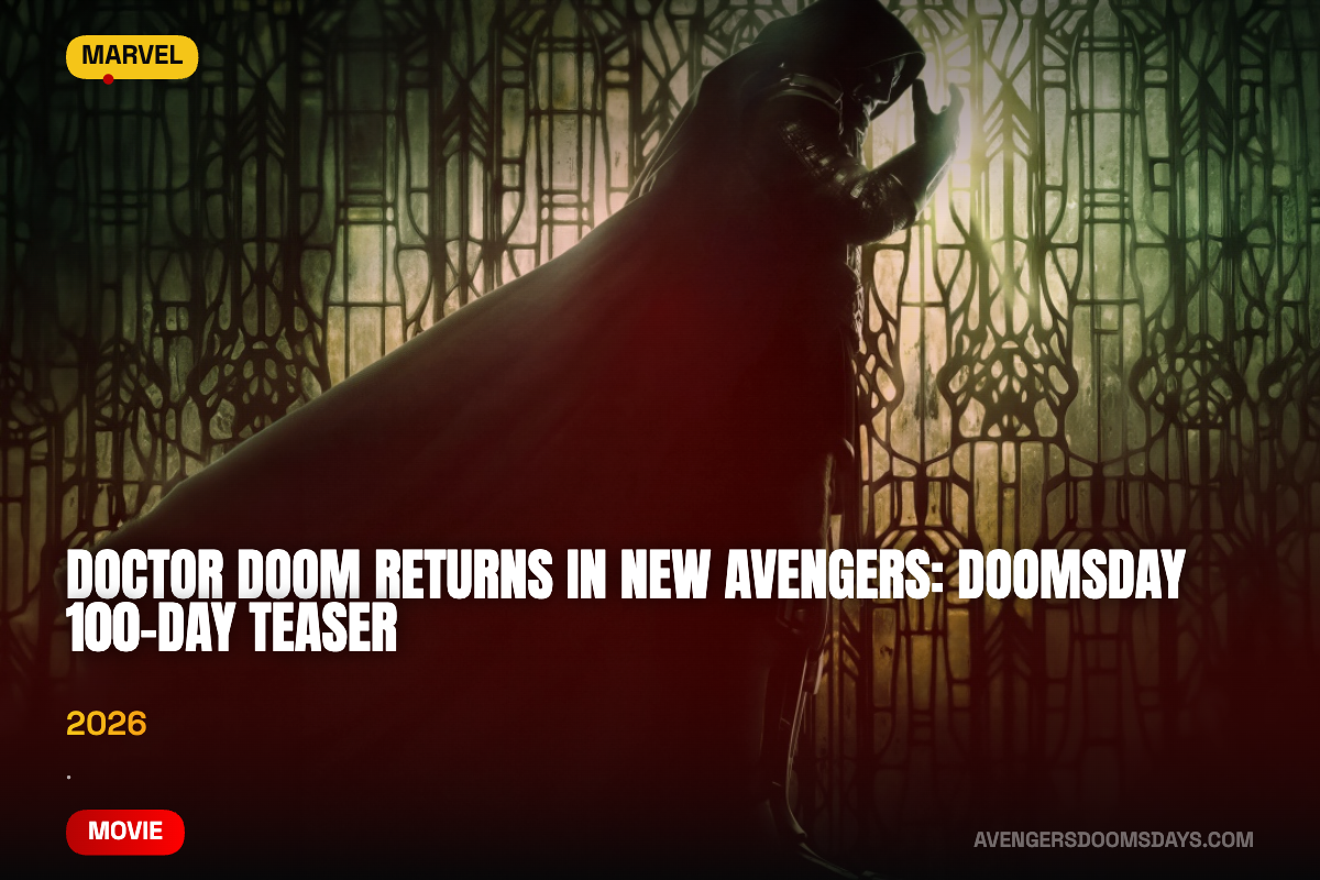 Doctor Doom Returns in New Avengers: Doomsday 100-Day Teaser
